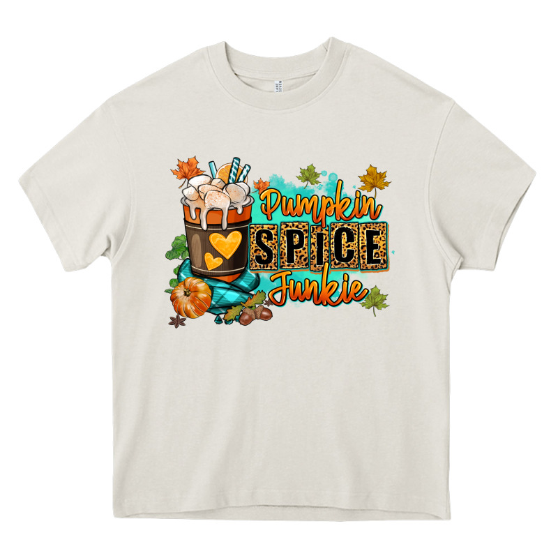 Pumpkin Spice Junkie Heavy Core Tee by RanaPortraitStore | Teevron