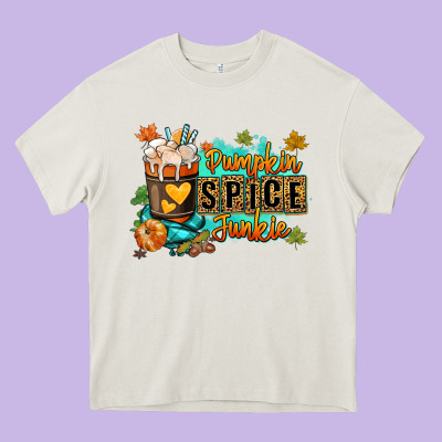 Heavy Core Tee Pumpkin spice junkie