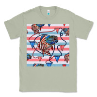 Matcha american flag bass Classic Tee - BundleAndBundleShop