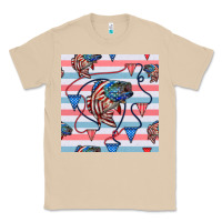 Mushroom american flag bass Classic Tee - BundleAndBundleShop