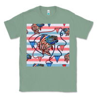 Sage american flag bass Classic Tee - BundleAndBundleShop