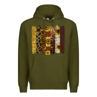 Army Green fall glitter brush strokes Premium Hoodie - Bettercallsaul