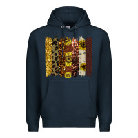 Navy fall glitter brush strokes Premium Hoodie - Bettercallsaul