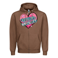 Chestnut perfectly imperfect Zipper Hoodie - MaliasSmallBusiness