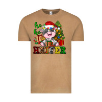 Vintage Camel ho ho heifer little cute christmas cow Vintage Tee - AdoDesignShop