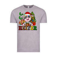 Vintage Zinc ho ho heifer little cute christmas cow Vintage Tee - AdoDesignShop