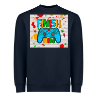 Navy finish him Heavyweight Sweatshirt - JahusDesignShop