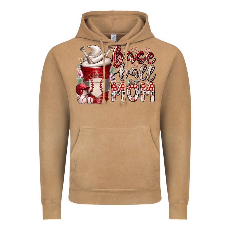 Baseball Mom Coffee Vintage Hoodie by RacoonDesign | Teevron