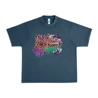 Midnight Navy Leopard, Cowhide, Wood Pattern Frame Urban Heavy Tee - Bettercallsaul