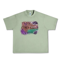 Oil Green Leopard, Cowhide, Wood Pattern Frame Urban Heavy Tee - Bettercallsaul