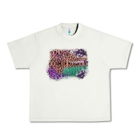 Pistachio Leopard, Cowhide, Wood Pattern Frame Urban Heavy Tee - Bettercallsaul