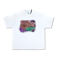 White Leopard, Cowhide, Wood Pattern Frame Urban Heavy Tee - Bettercallsaul
