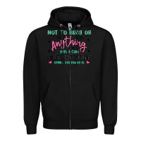 Black not to brag or anything but i can forget what im d Zipper Hoodie - MaliasSmallBusiness