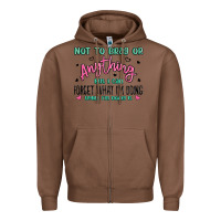 Chestnut not to brag or anything but i can forget what im d Zipper Hoodie - MaliasSmallBusiness