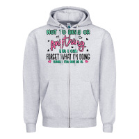 Heather Grey not to brag or anything but i can forget what im d Zipper Hoodie - MaliasSmallBusiness
