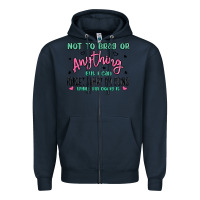 Navy not to brag or anything but i can forget what im d Zipper Hoodie - MaliasSmallBusiness