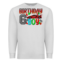 Dove Grey birthday boy 6 Premium Sweatshirt - BundleAndBundleShop