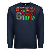 Navy birthday boy 6 Premium Sweatshirt - BundleAndBundleShop