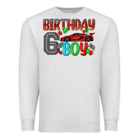 Oatmeal Heather birthday boy 6 Premium Sweatshirt - BundleAndBundleShop