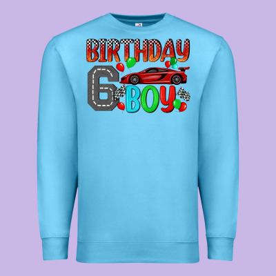 Birthday Boy 6 Premium Sweatshirt Designed By Bundleandbundleshop