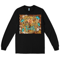Black faith cross Long Sleeve Tee - BarkalooDesign