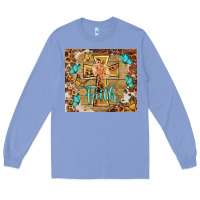 Colony Blue faith cross Long Sleeve Tee - BarkalooDesign