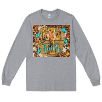 Heather Grey faith cross Long Sleeve Tee - BarkalooDesign