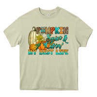 Mossy Pumpkin spice and livin' my best life Heavy Core Tee - RanaPortraitStore