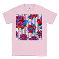Bubblegum Pink patriotic roses Classic Tee - BundleAndBundleShop