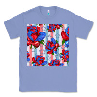 Colony Blue patriotic roses Classic Tee - BundleAndBundleShop
