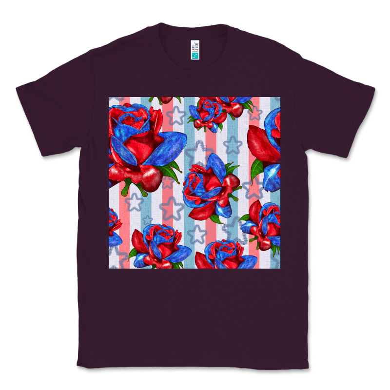 Patriotic Roses Classic Tee by BundleAndBundleShop | Teevron