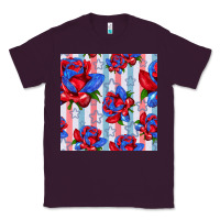 Plum patriotic roses Classic Tee - BundleAndBundleShop