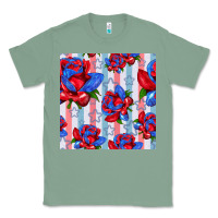 Sage patriotic roses Classic Tee - BundleAndBundleShop