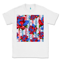 White patriotic roses Classic Tee - BundleAndBundleShop