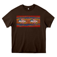 Chocolate Brown usa map 15oz mug Heavy Core Tee - Artiststas