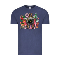 Vintage Denim christmas oh snap Vintage Tee - AdoDesignShop