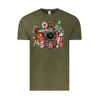 Vintage Olive christmas oh snap Vintage Tee - AdoDesignShop