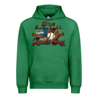 Emerald It's a Baseball kinda day Urban Hoodie - HowdyJamesFarm