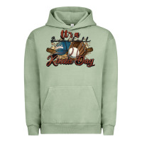 Pigment Oil Green It's a Baseball kinda day Urban Hoodie - HowdyJamesFarm