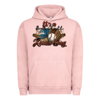 Pigment Salmon It's a Baseball kinda day Urban Hoodie - HowdyJamesFarm