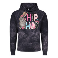 Cloud Black Easter Day Hip hop bunny Vintage Hoodie - OliviaCreatesArt