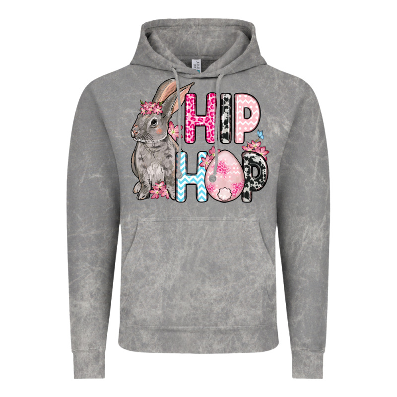Easter Day Hip Hop Bunny Vintage Hoodie by OliviaCreatesArt | Teevron