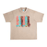 French Oak Sunflower Leopard Jute Pattern Brushstrokes Urban Heavy Tee - Bettercallsaul
