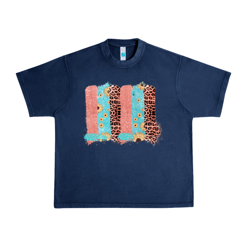 Sunflower Leopard Jute Pattern Brushstrokes Urban Heavy Tee by Bettercallsaul | Teevron