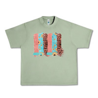 Oil Green Sunflower Leopard Jute Pattern Brushstrokes Urban Heavy Tee - Bettercallsaul