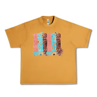 Peanut Butter Sunflower Leopard Jute Pattern Brushstrokes Urban Heavy Tee - Bettercallsaul