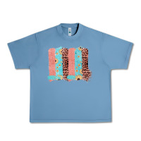 Pebble Blue Sunflower Leopard Jute Pattern Brushstrokes Urban Heavy Tee - Bettercallsaul