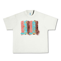 Pistachio Sunflower Leopard Jute Pattern Brushstrokes Urban Heavy Tee - Bettercallsaul