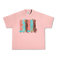 Salmon Sunflower Leopard Jute Pattern Brushstrokes Urban Heavy Tee - Bettercallsaul