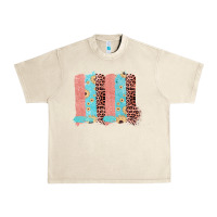 Sandshell Sunflower Leopard Jute Pattern Brushstrokes Urban Heavy Tee - Bettercallsaul